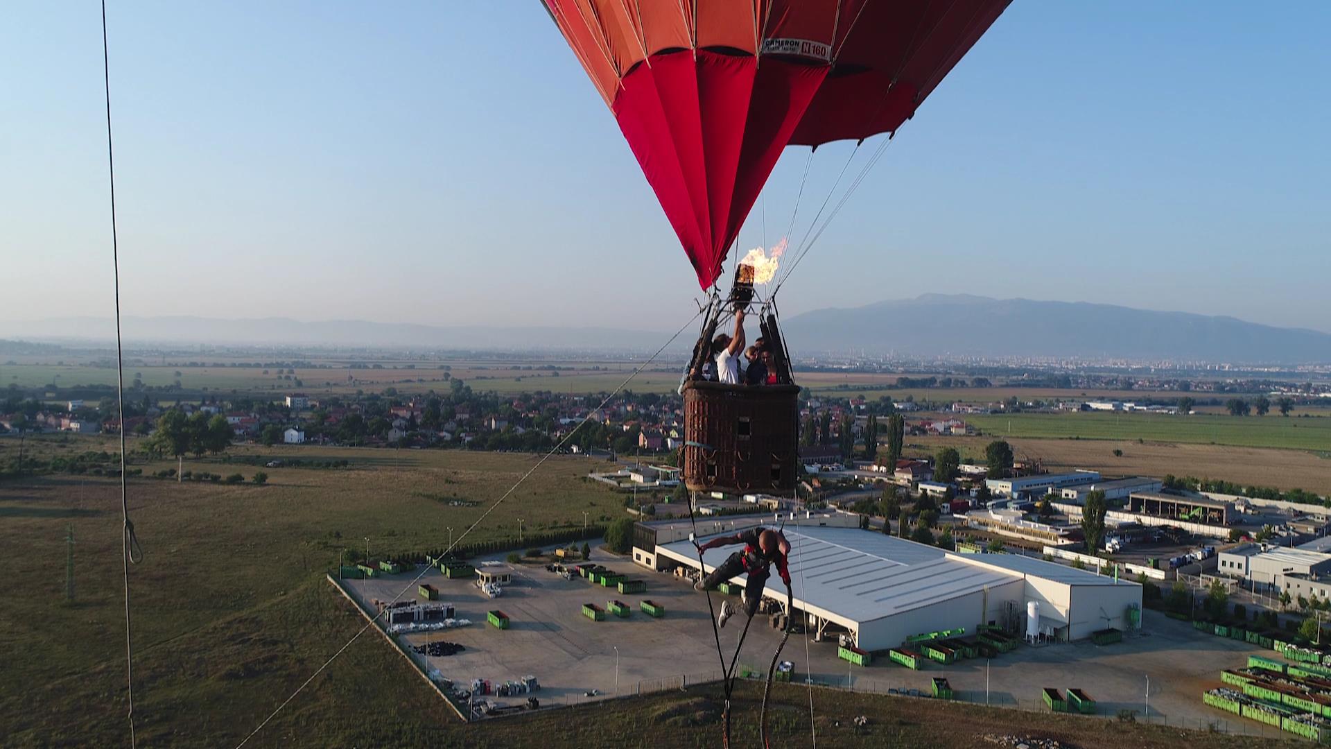 Bungee Jump from a Hot Air Balloon near Sofia